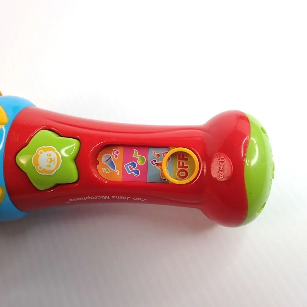 VTech Zoo Jamz Doggy Xylophone & Microphone Baby and Toddler Toys Lot of 2